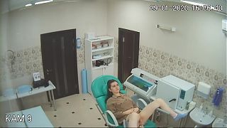 Spying for ladies in the gynaecologist office via hidden cam